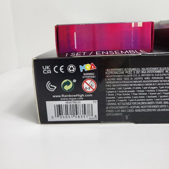 Rainbow High Shadow High Series 1 Ash Silverstone Greyscale Boy Fashion Doll New - Picture 13 of 16